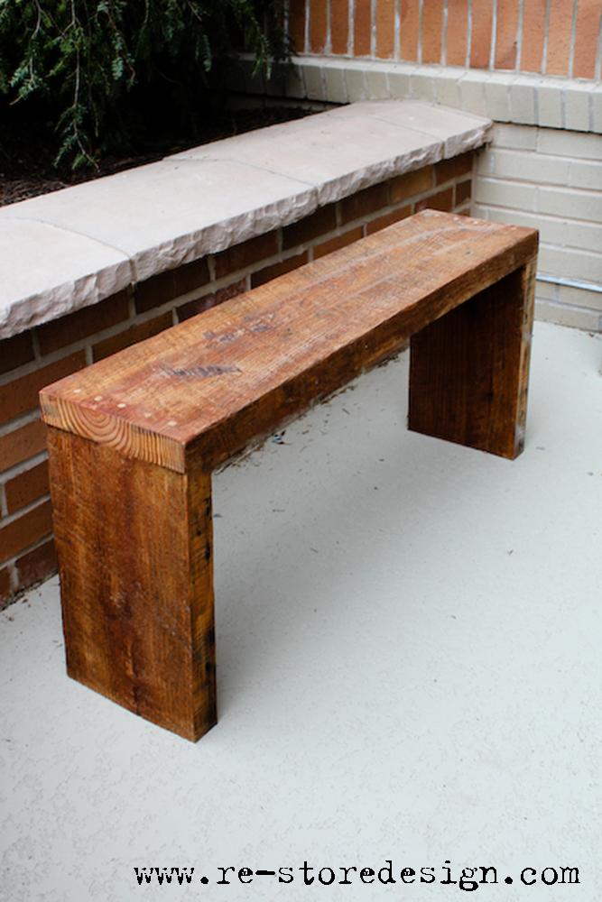 Reclaimed Wood Bench | Jodi Kurtz
